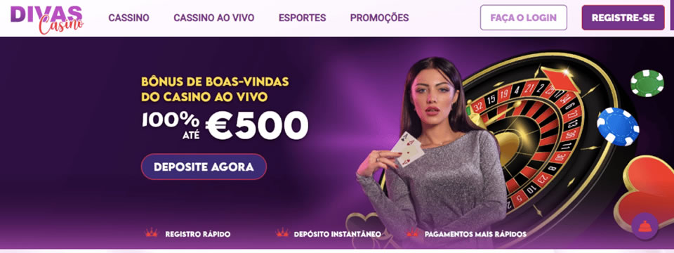 Observe que o depósito mínimo é de R$ 20, os bônus só podem ser usados em jogos de cassino e o período de rollover é de 30x.